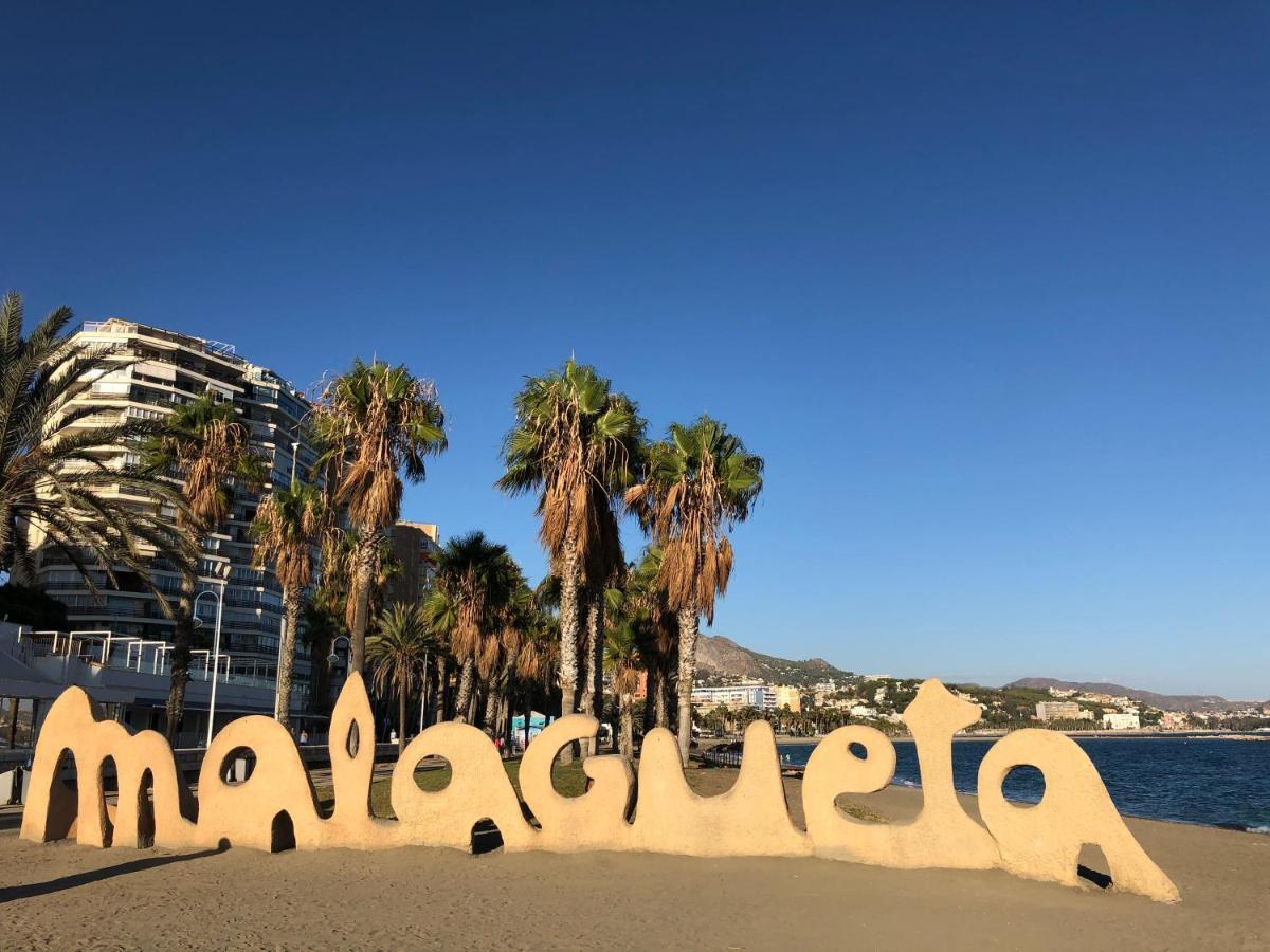 Malaga Playa Centro Ideal Familia Y Amigos Εξωτερικό φωτογραφία
